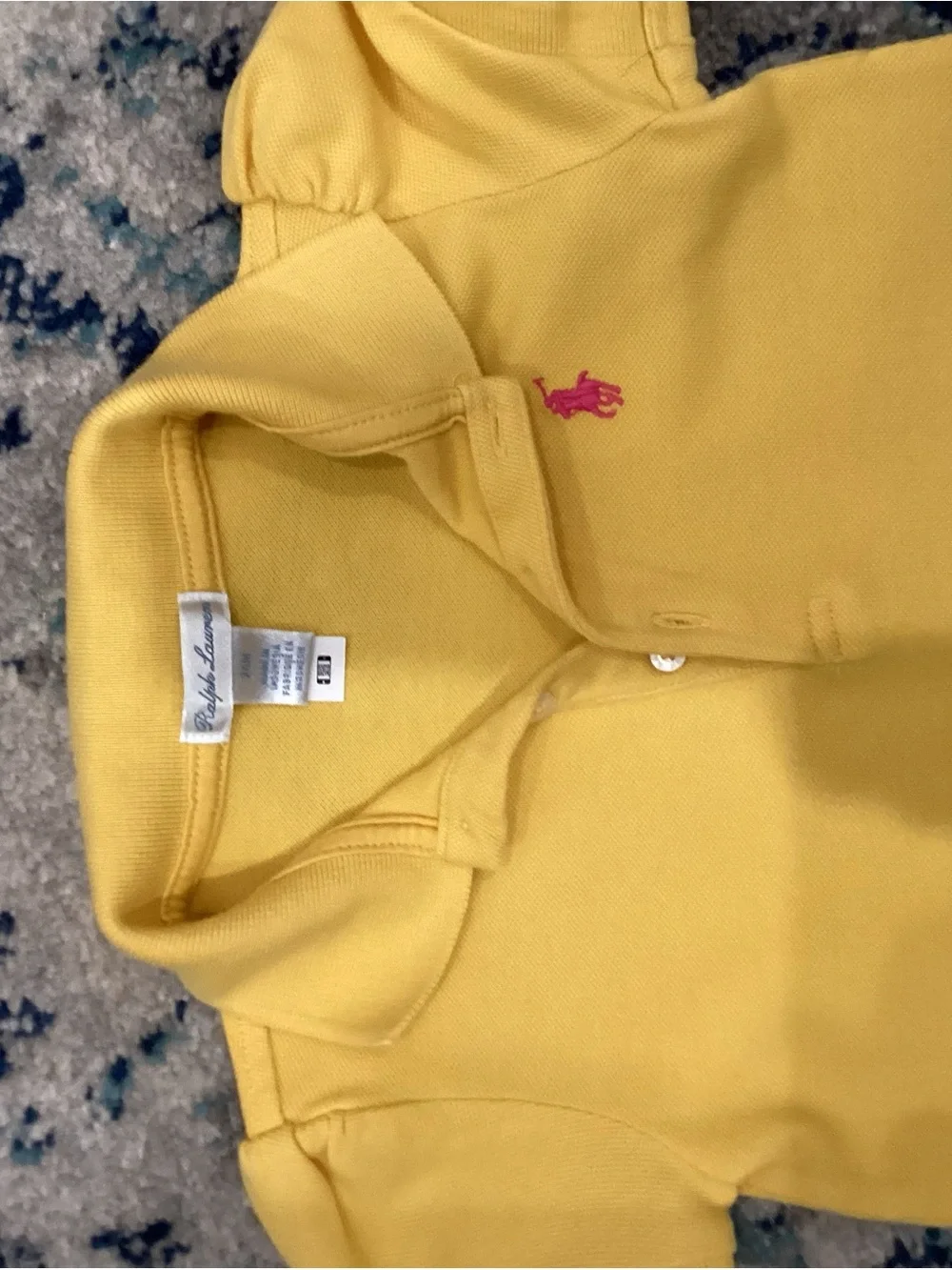 Ralph Lauren Yellow Polo Dress with Matching Bloomers